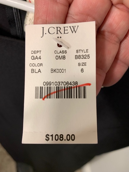 J Crew NWT Black Dress-LBD-Size 8-Style B8325 - Picture 6 of 7